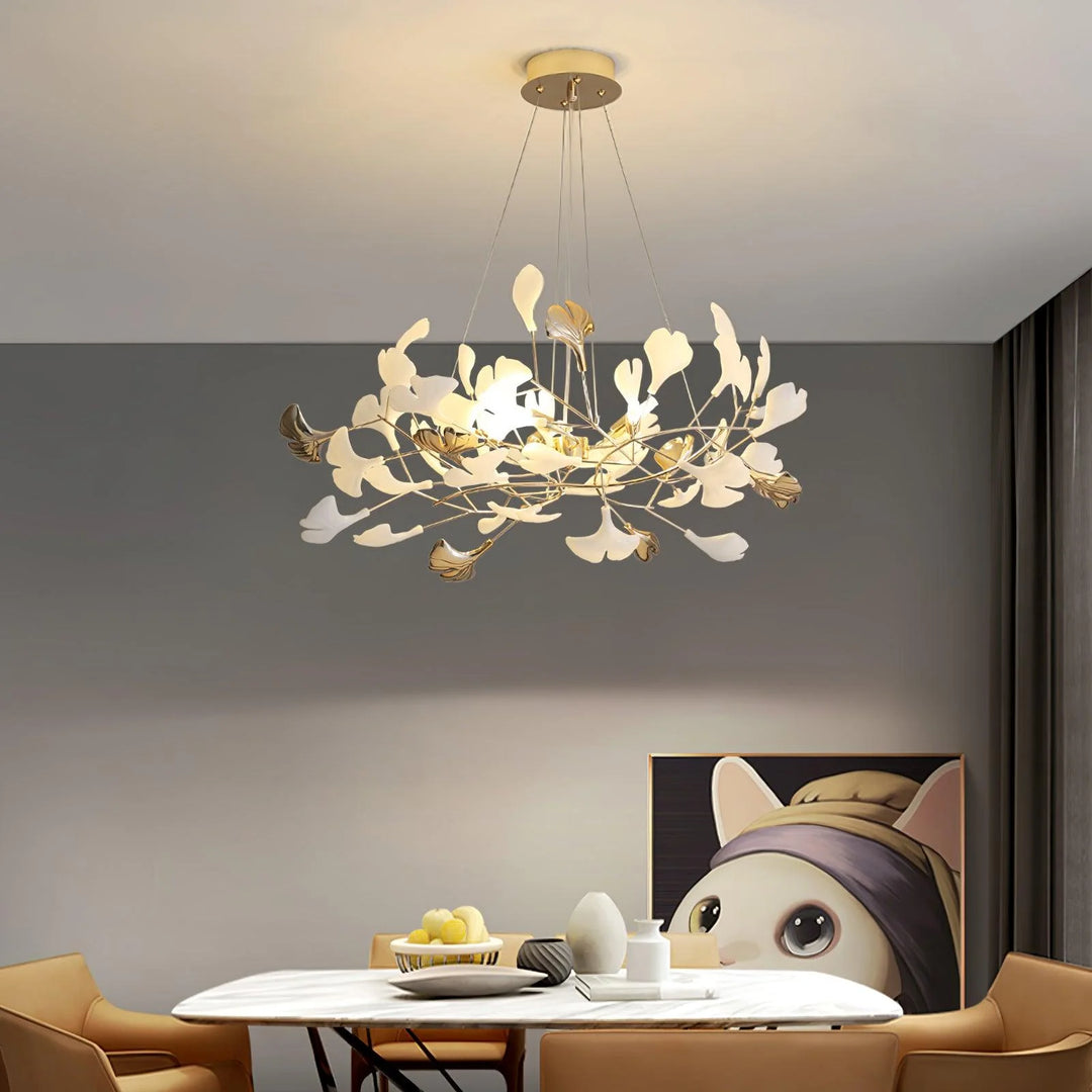 Evin Gingko Chandelier 17