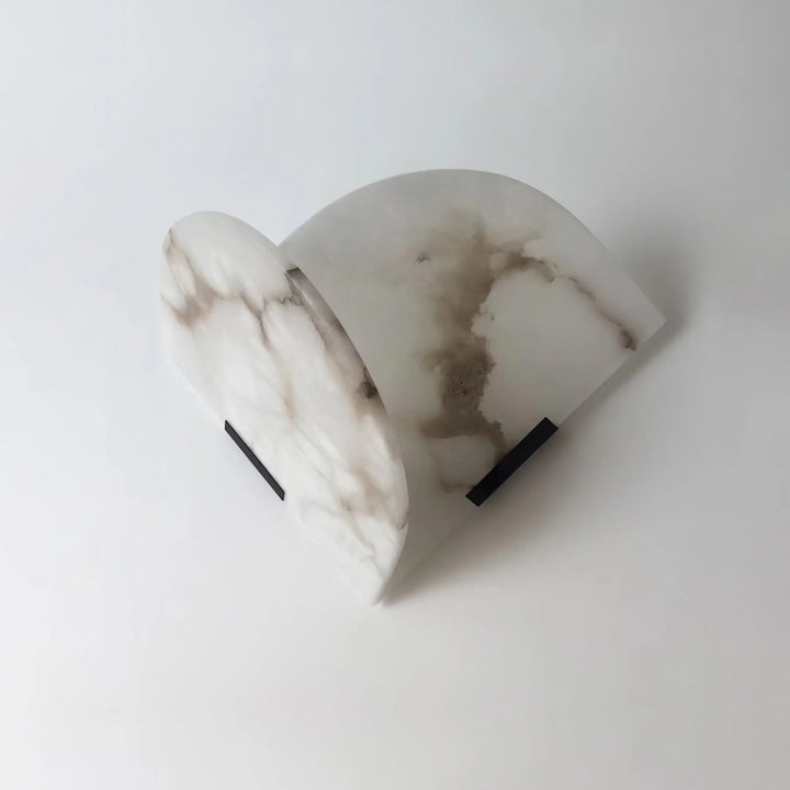 Fan Shaped Alabaster Wall Lamp 10