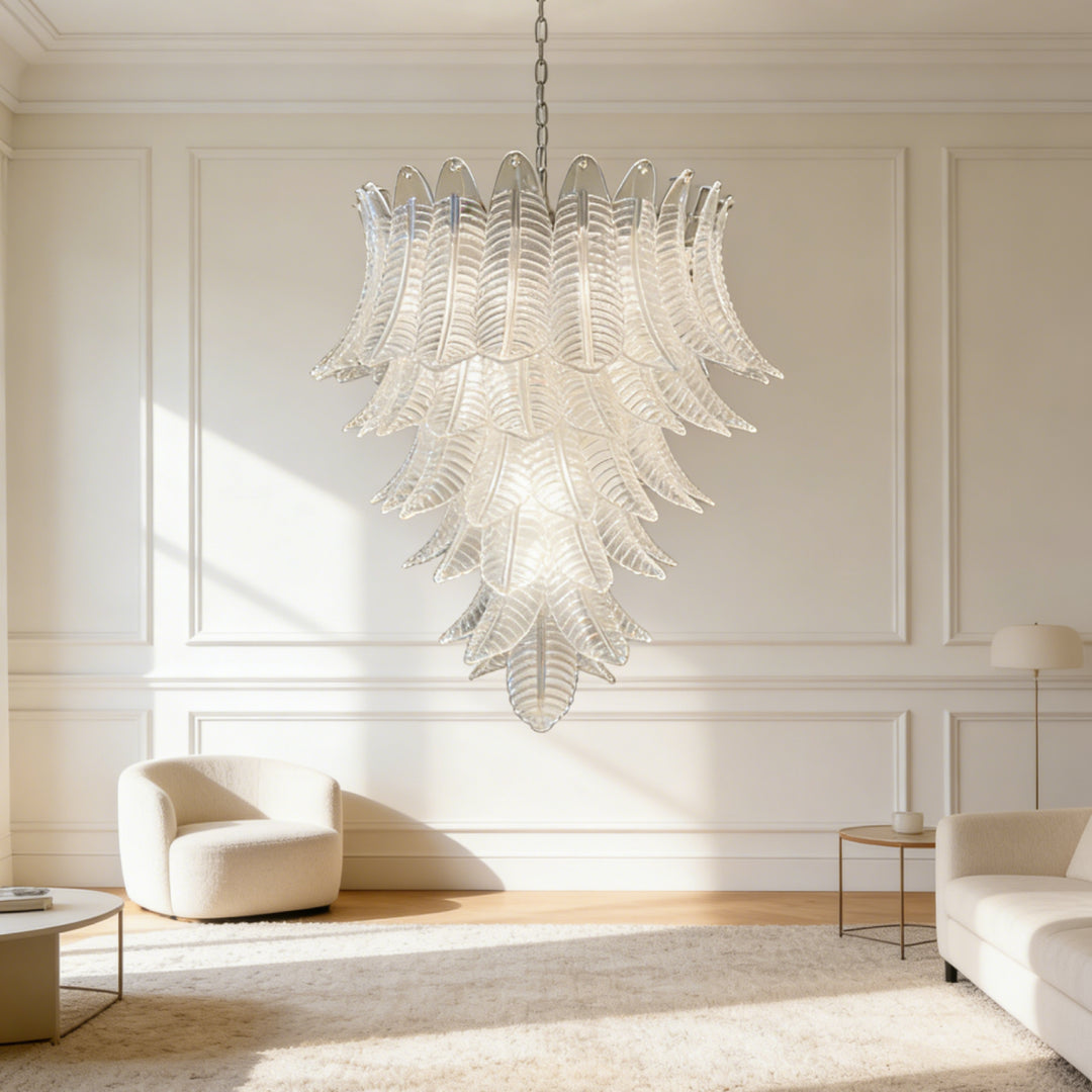Felci Murano Glass Chandelier 4