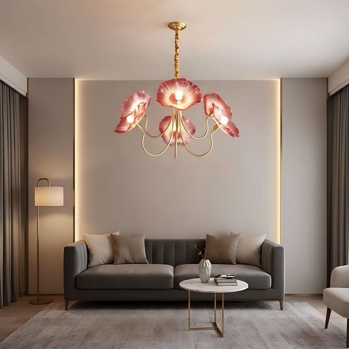 Floral Glass Chandelier 10