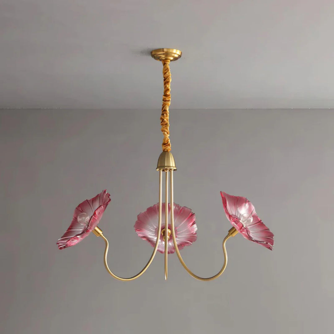 Floral Glass Chandelier 2