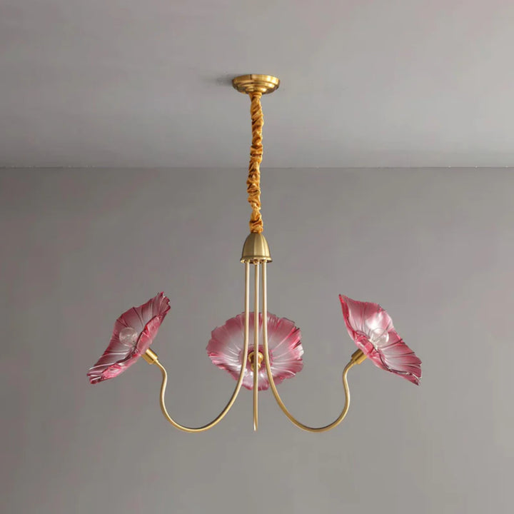 Floral Glass Chandelier 2
