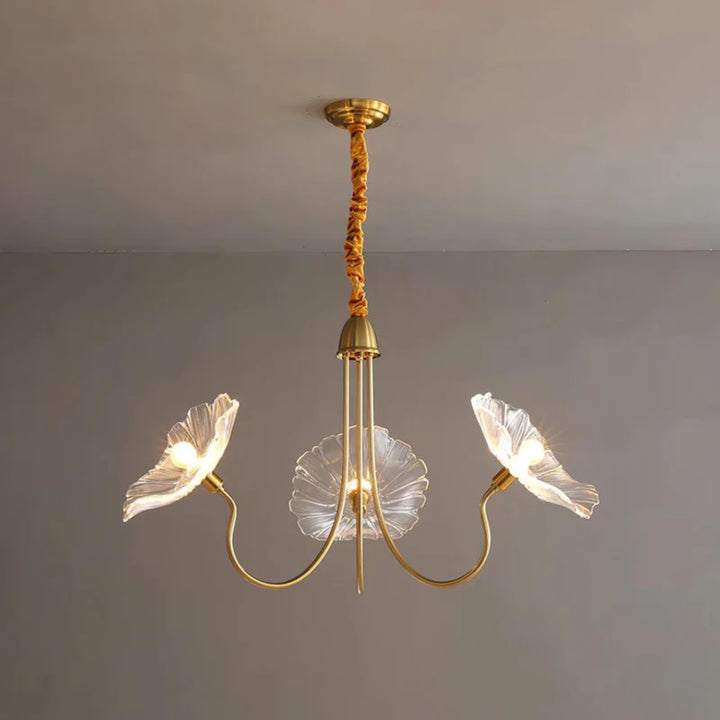 Floral Glass Chandelier 4