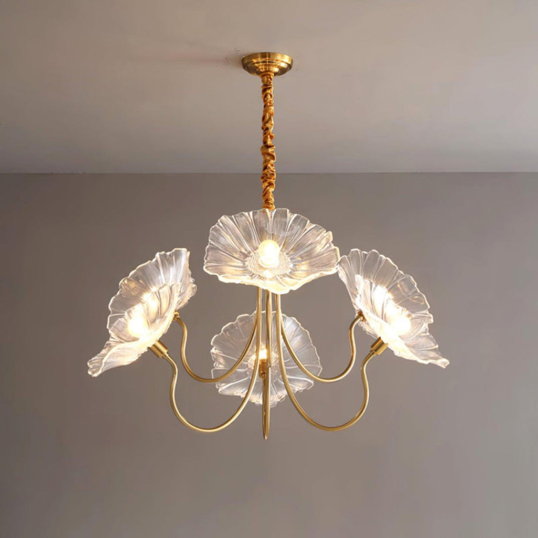 Floral Glass Chandelier 5