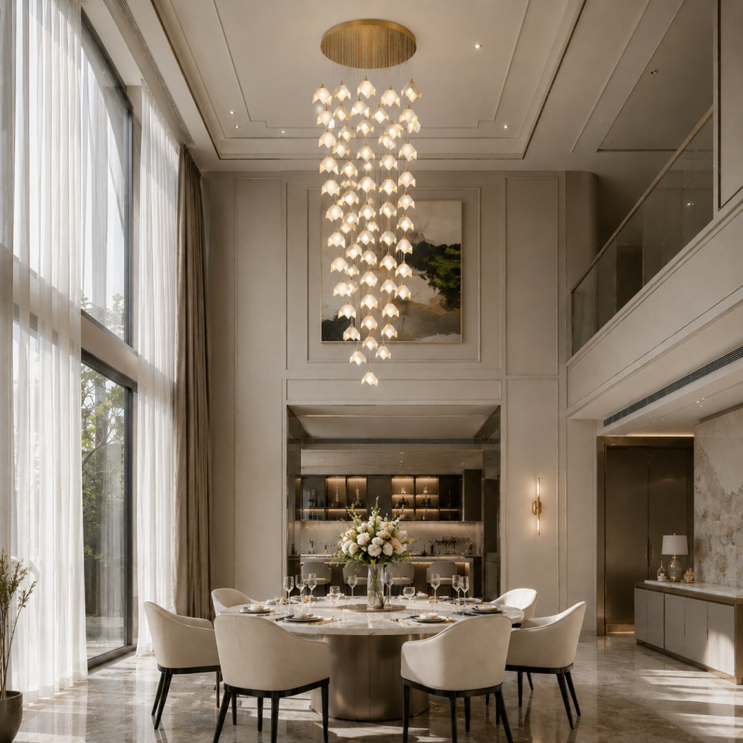 Flowing Petal Chandelier A 14