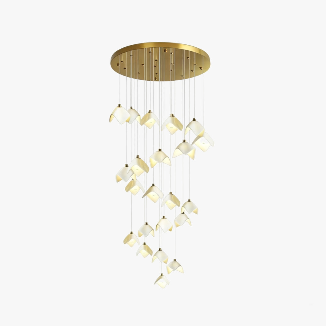 Flowing Petal Chandelier B 10