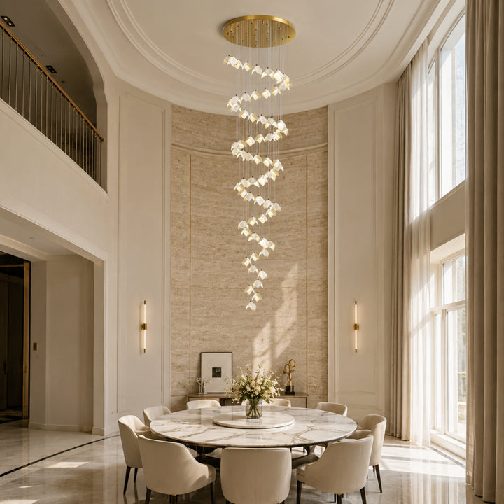 Flowing Petal Chandelier B 12