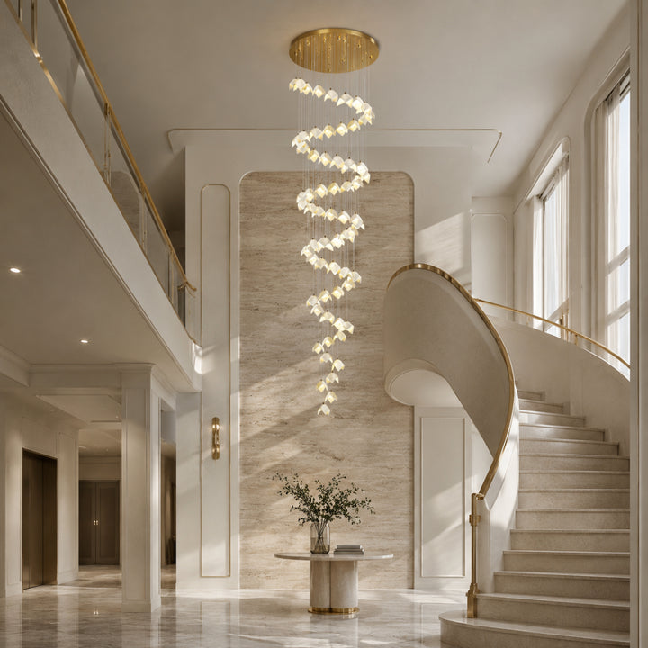 Flowing Petal Chandelier B 13
