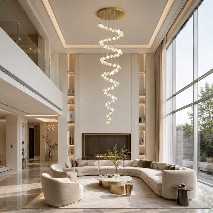 Flowing Petal Chandelier B 18