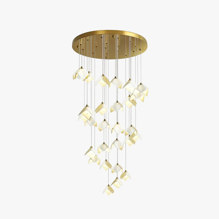 Flowing Petal Chandelier B 4
