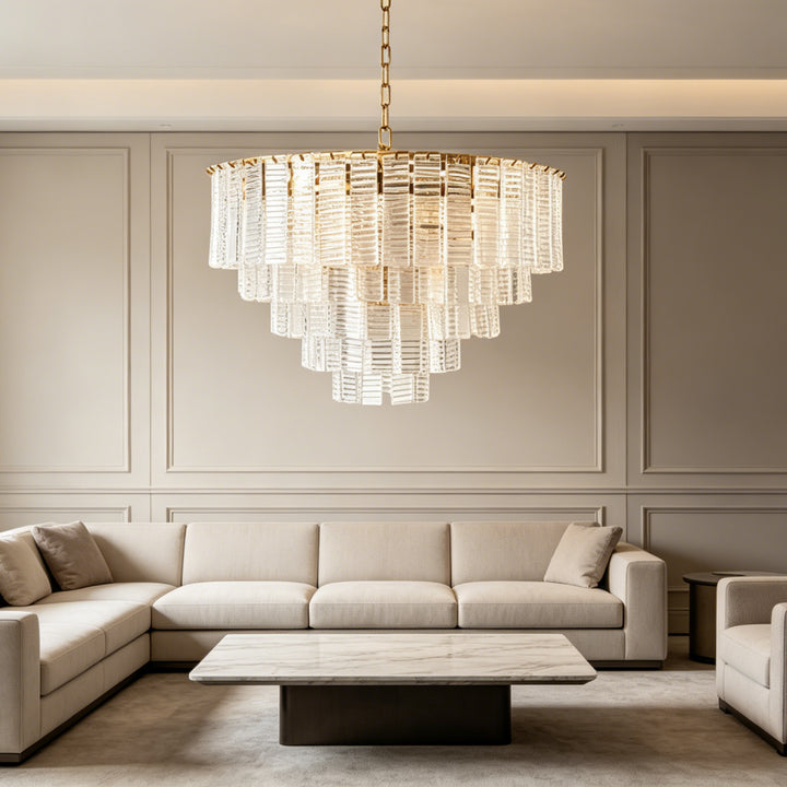 Frostveil Murano Glass Chandelier 6