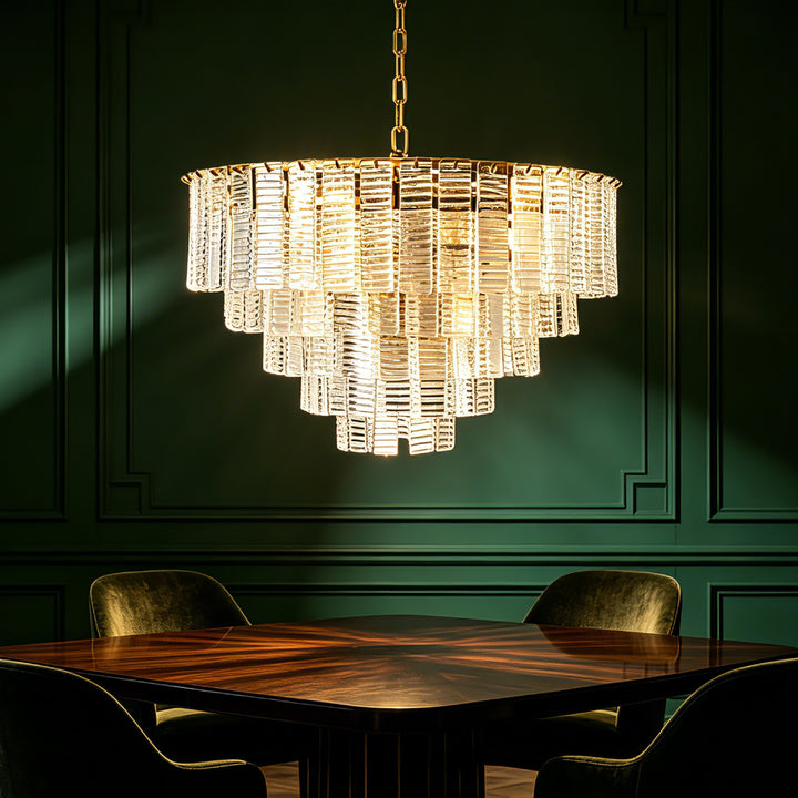 Frostveil Murano Glass Chandelier 7