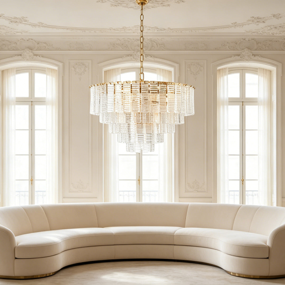 Frostveil Murano Glass Chandelier 8