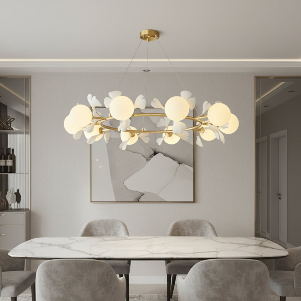 Galen Gingko Chandelier 13