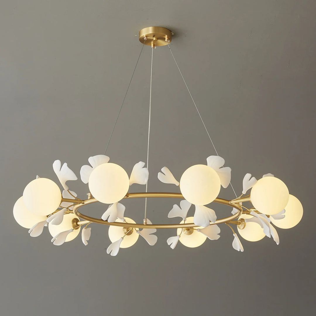 Galen Gingko Chandelier 4