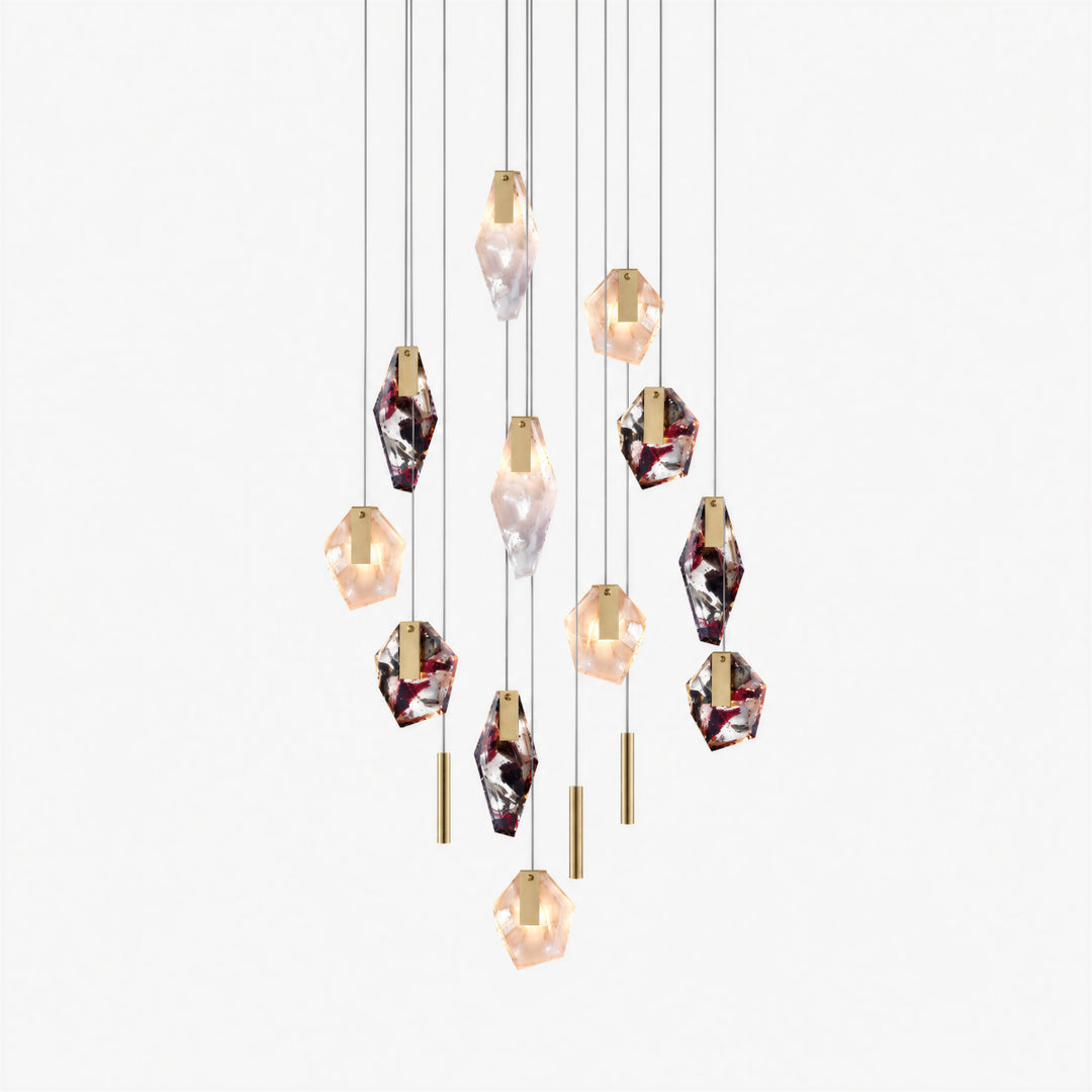 Geodane Crystal Cluster Chandelier 13