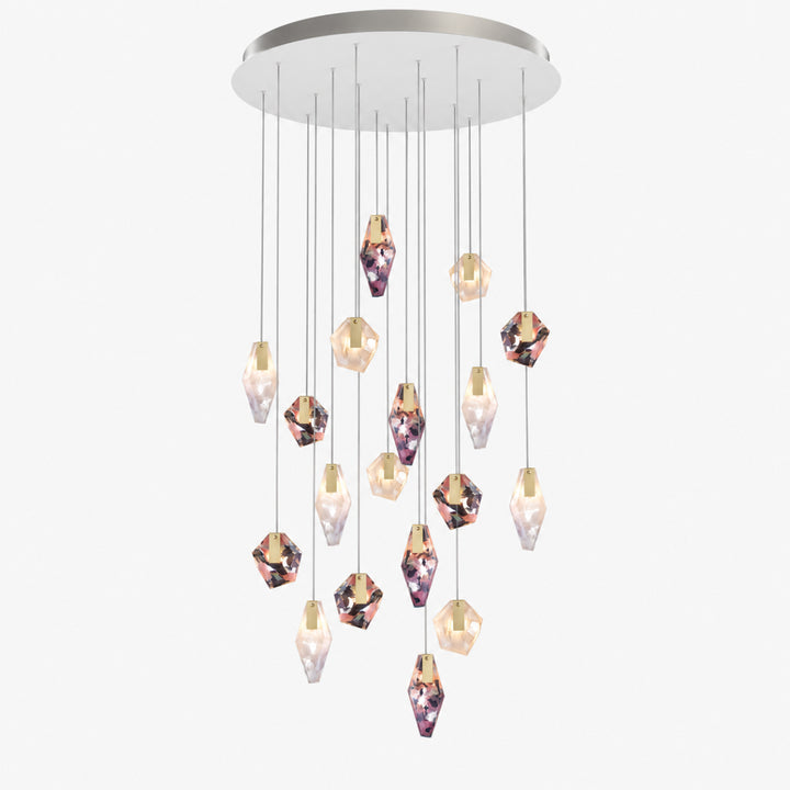 Geodane Crystal Cluster Chandelier 16