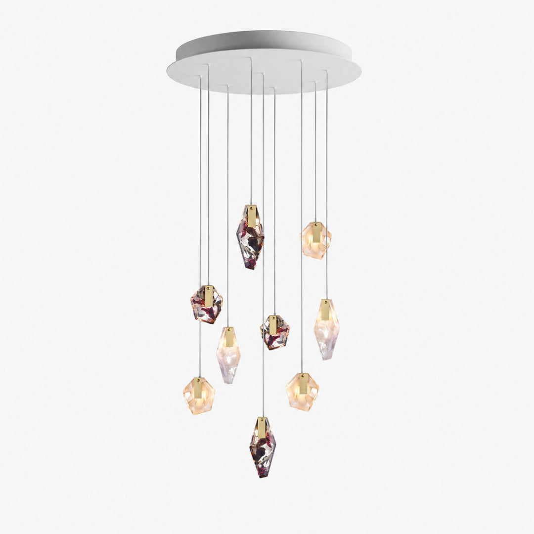 Geodane Crystal Cluster Chandelier 18