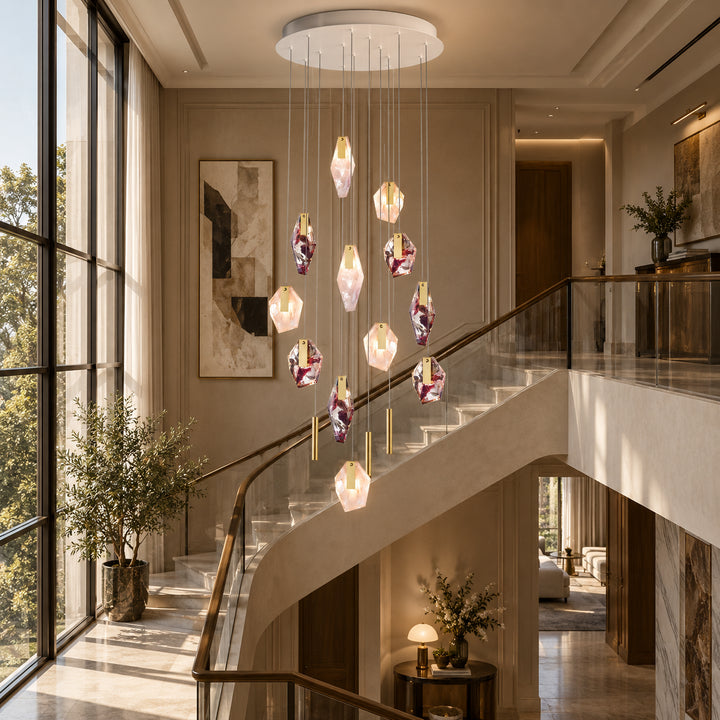 Geodane Crystal Cluster Chandelier 3