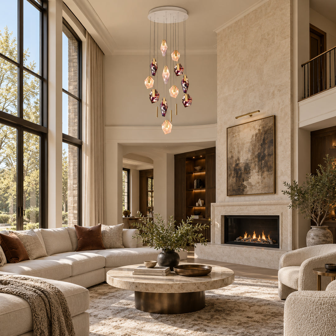 Geodane Crystal Cluster Chandelier 6