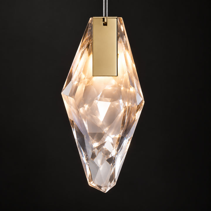 Geodane Square Crystal Cluster Chandelier 9