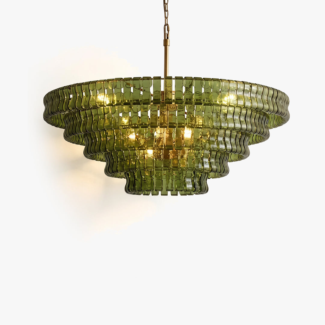 Ghiaccio Murano Glass Chandelier 1