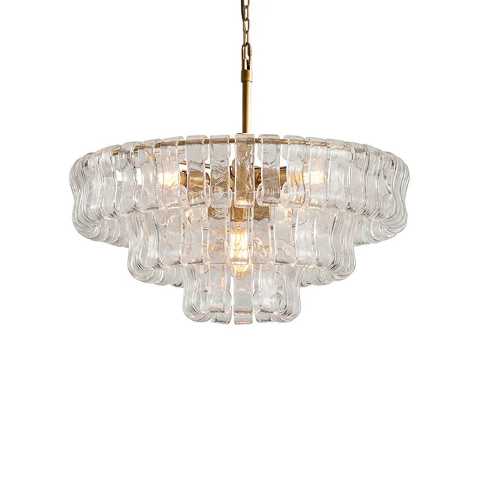 Ghiaccio Murano Glass Chandelier 12