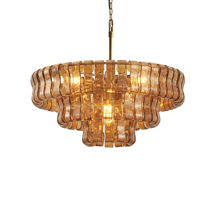 Ghiaccio Murano Glass Chandelier 13
