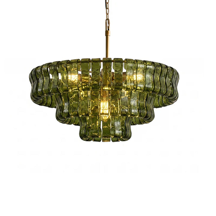 Ghiaccio Murano Glass Chandelier 14