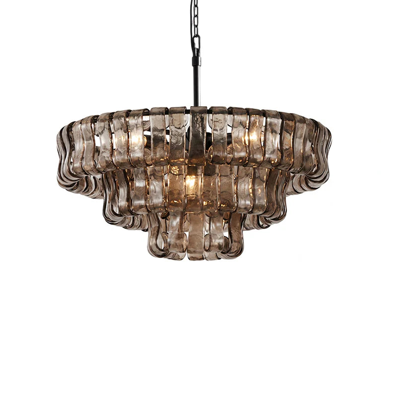 Ghiaccio Murano Glass Chandelier 15
