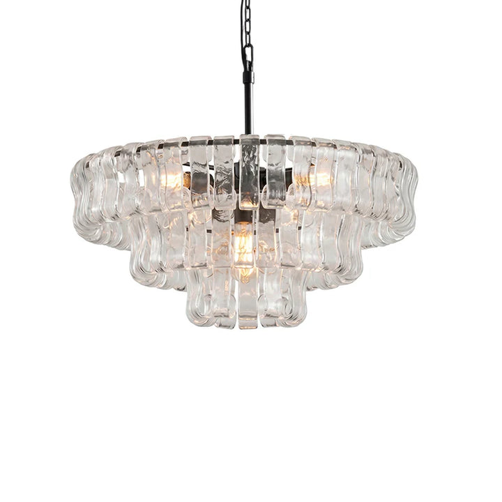 Ghiaccio Murano Glass Chandelier 16