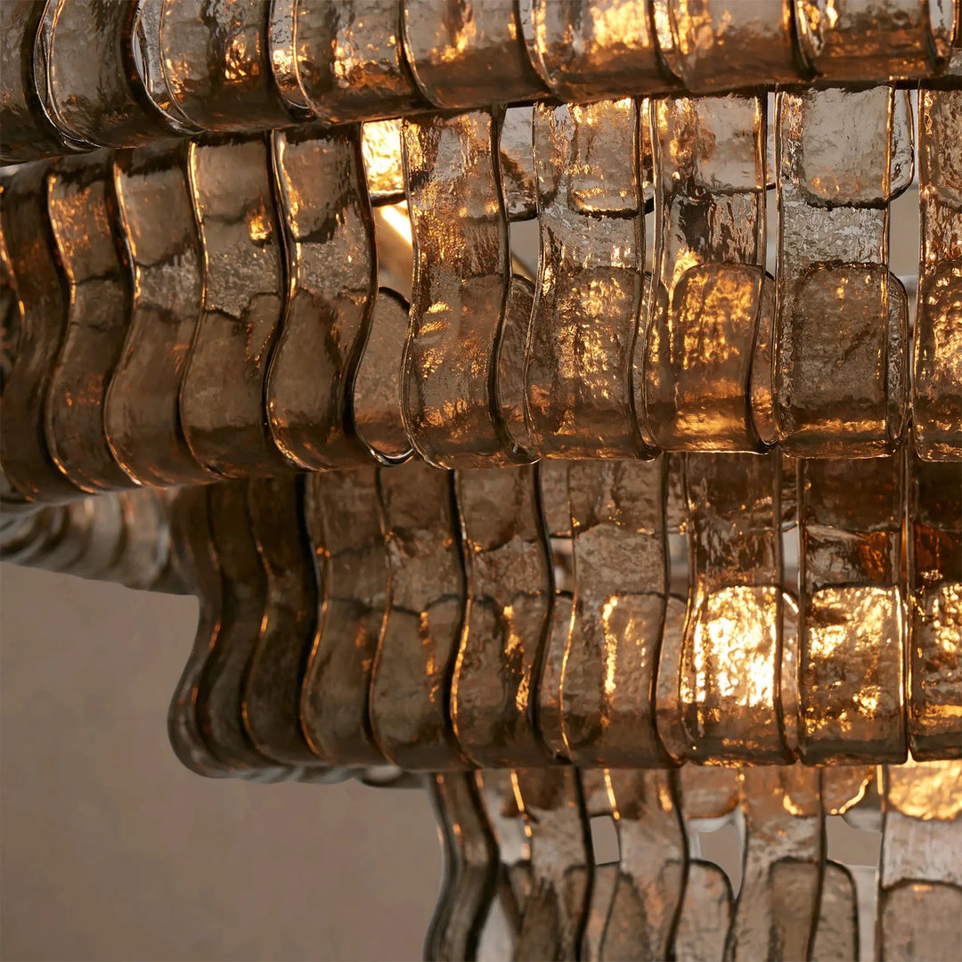 Ghiaccio Murano Glass Chandelier 28