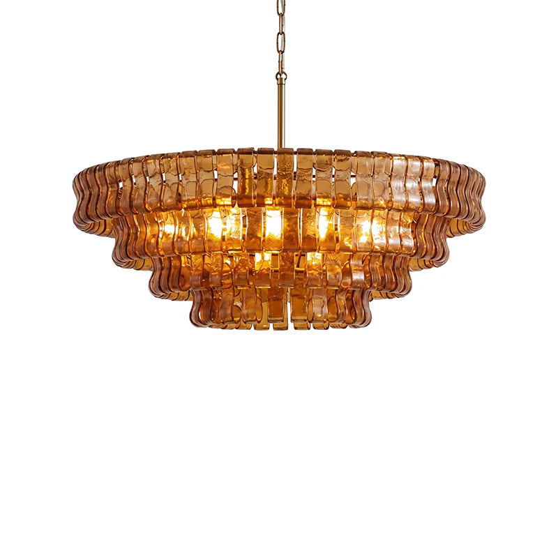 Ghiaccio Murano Glass Chandelier 3