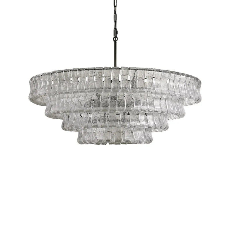 Ghiaccio Murano Glass Chandelier 36