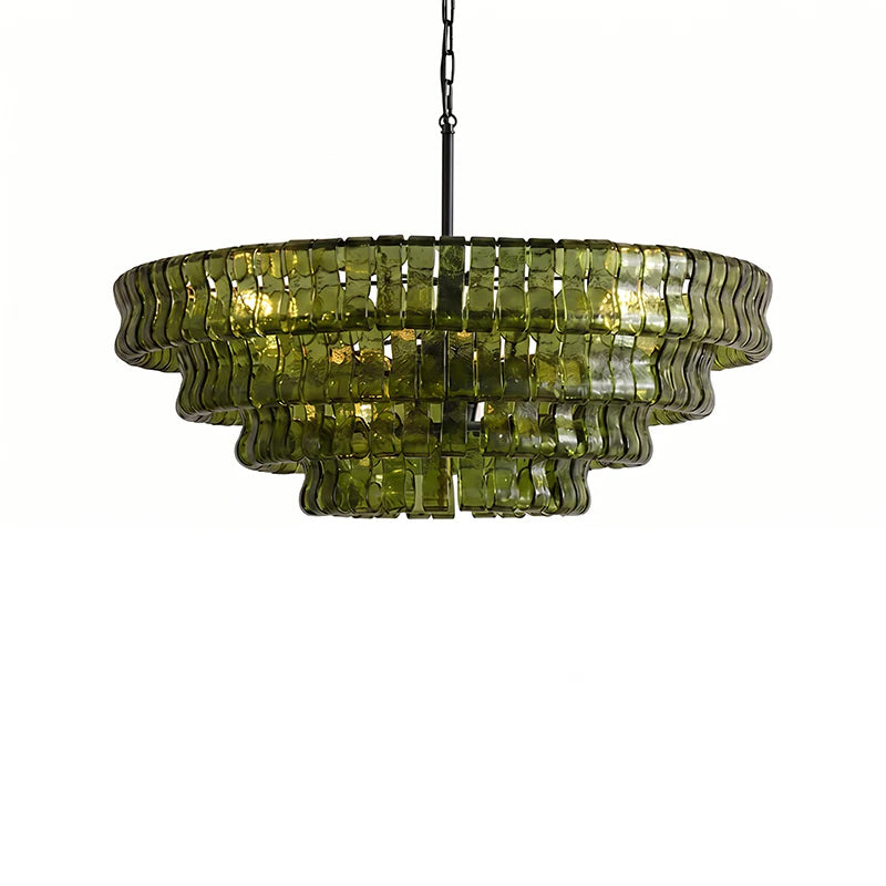 Ghiaccio Murano Glass Chandelier 4