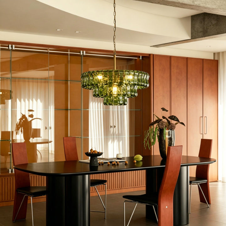 Ghiaccio Murano Glass Chandelier 42
