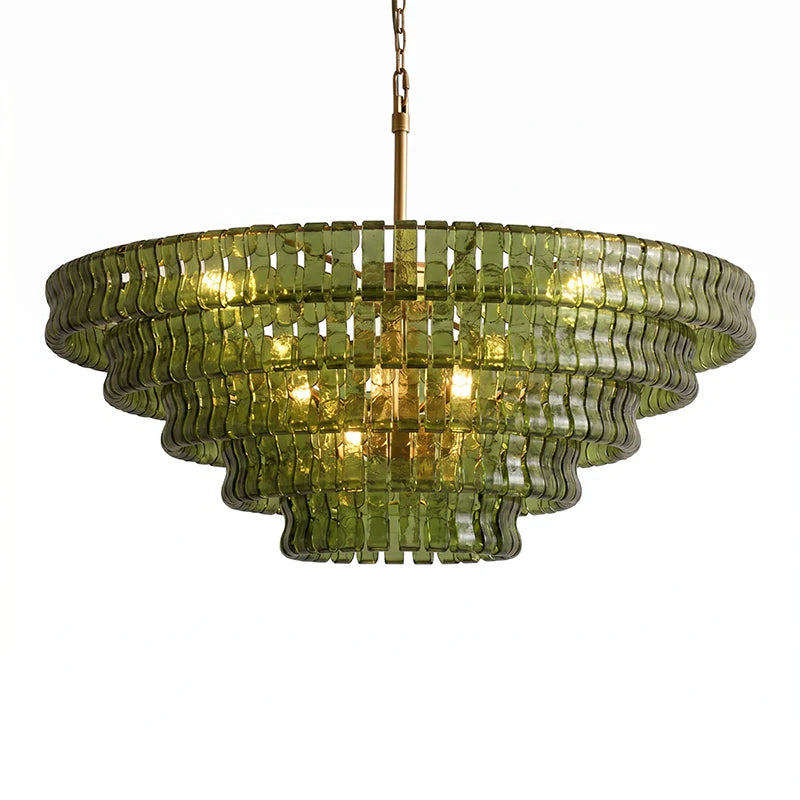 Ghiaccio Murano Glass Chandelier 6