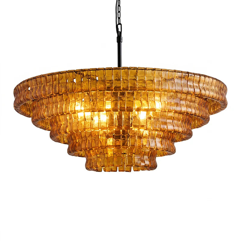Ghiaccio Murano Glass Chandelier 9
