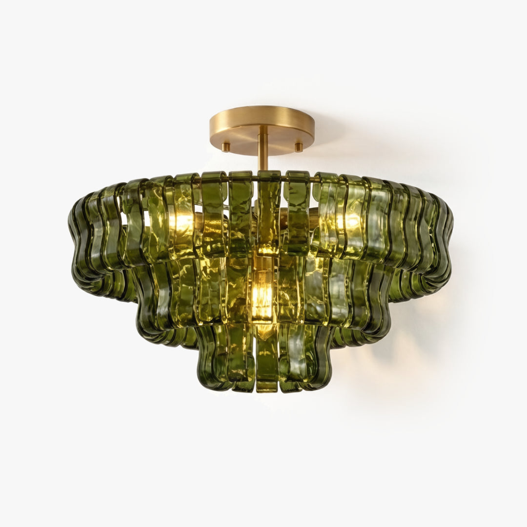 Ghiaccio Murano Glass Ceiling Lamp 1