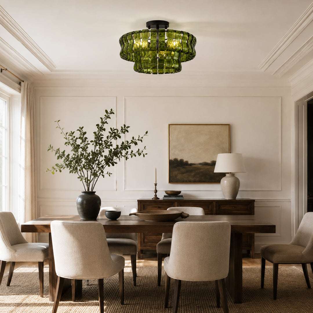 Ghiaccio Murano Glass Ceiling Lamp 15