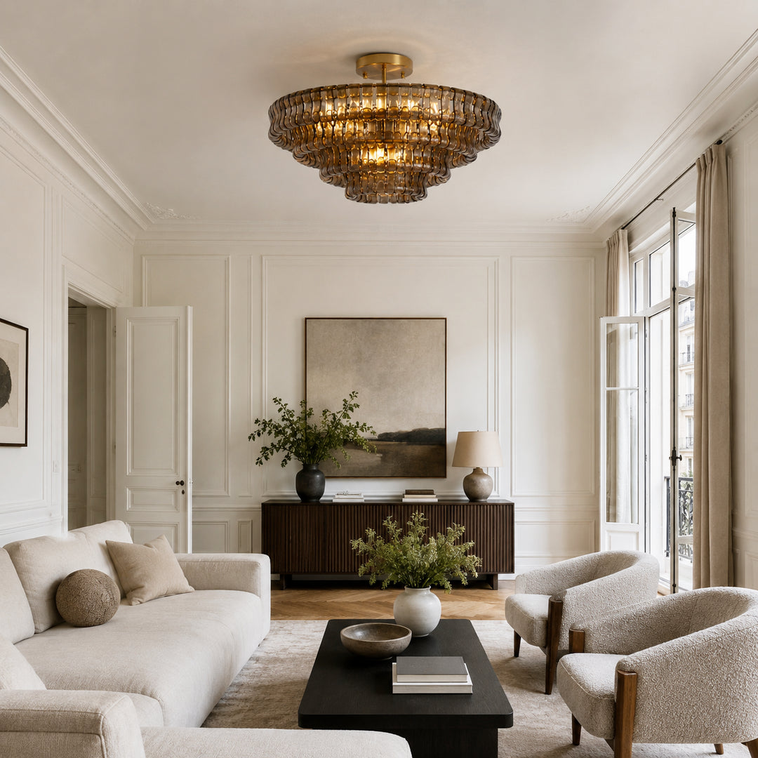 Ghiaccio Murano Glass Ceiling Lamp 18