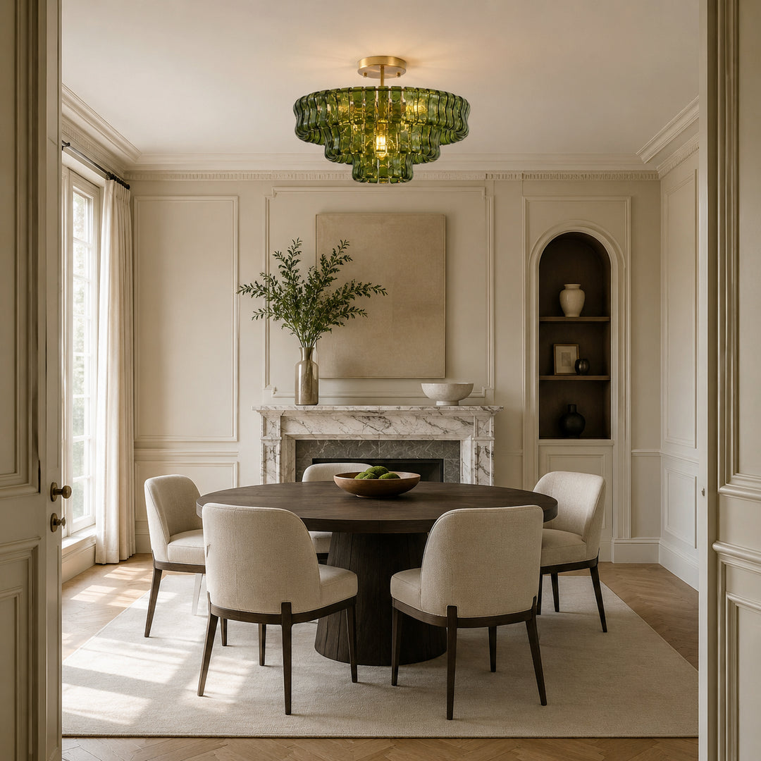 Ghiaccio Murano Glass Ceiling Lamp 20