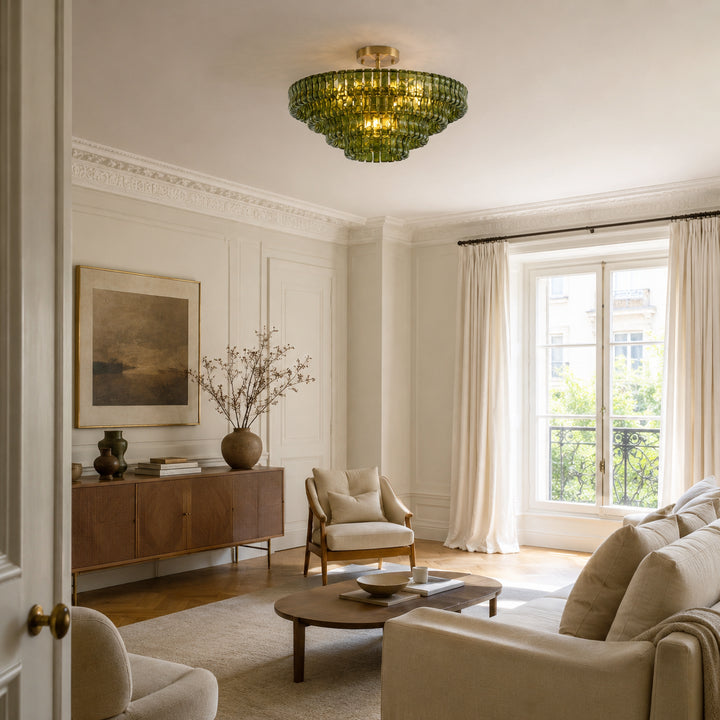 Ghiaccio Murano Glass Ceiling Lamp 21