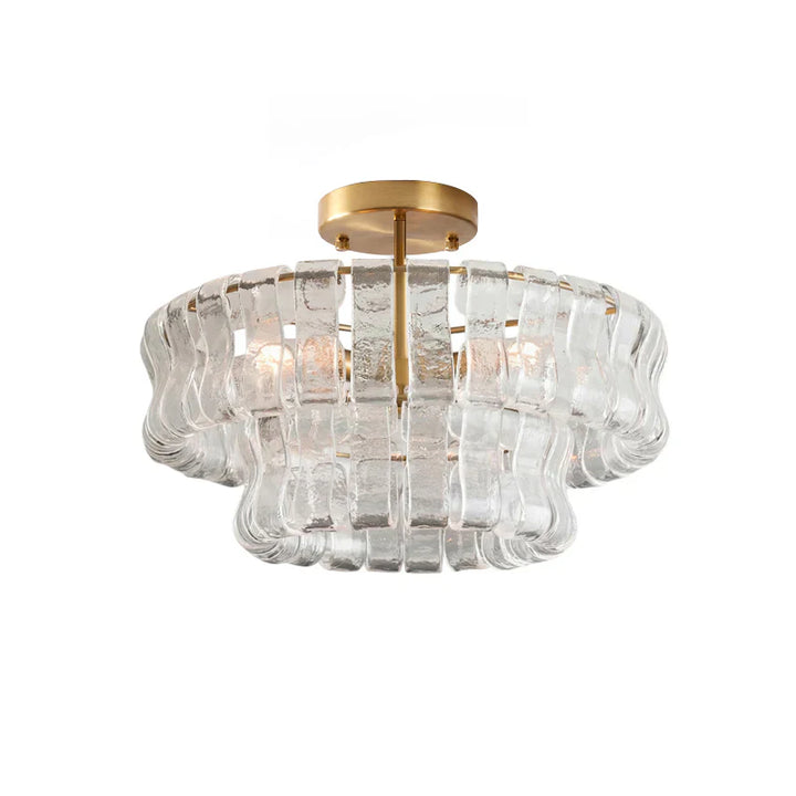 Ghiaccio Murano Glass Ceiling Lamp 30