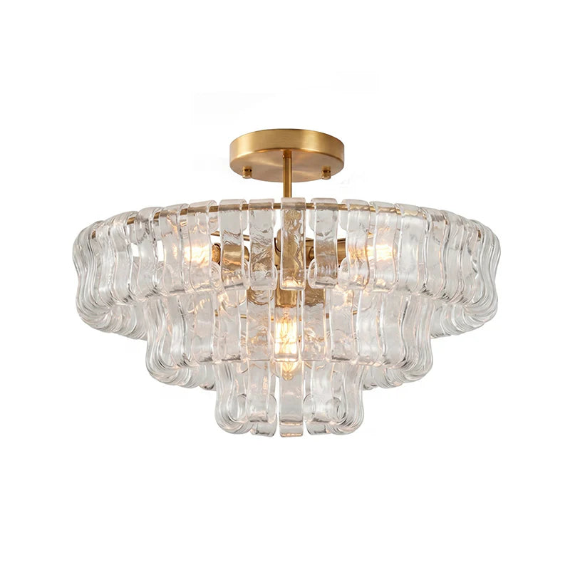 Ghiaccio Murano Glass Ceiling Lamp 33