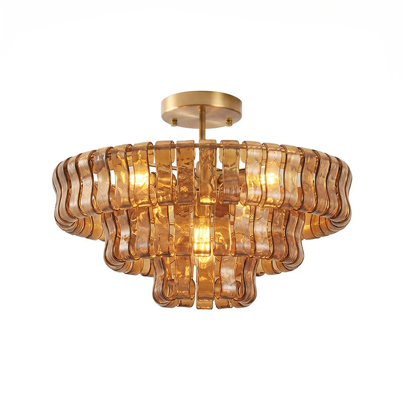 Ghiaccio Murano Glass Ceiling Lamp 36