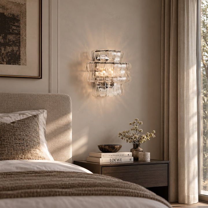 Ghiaccio Murano Glass Wall Lamp 10