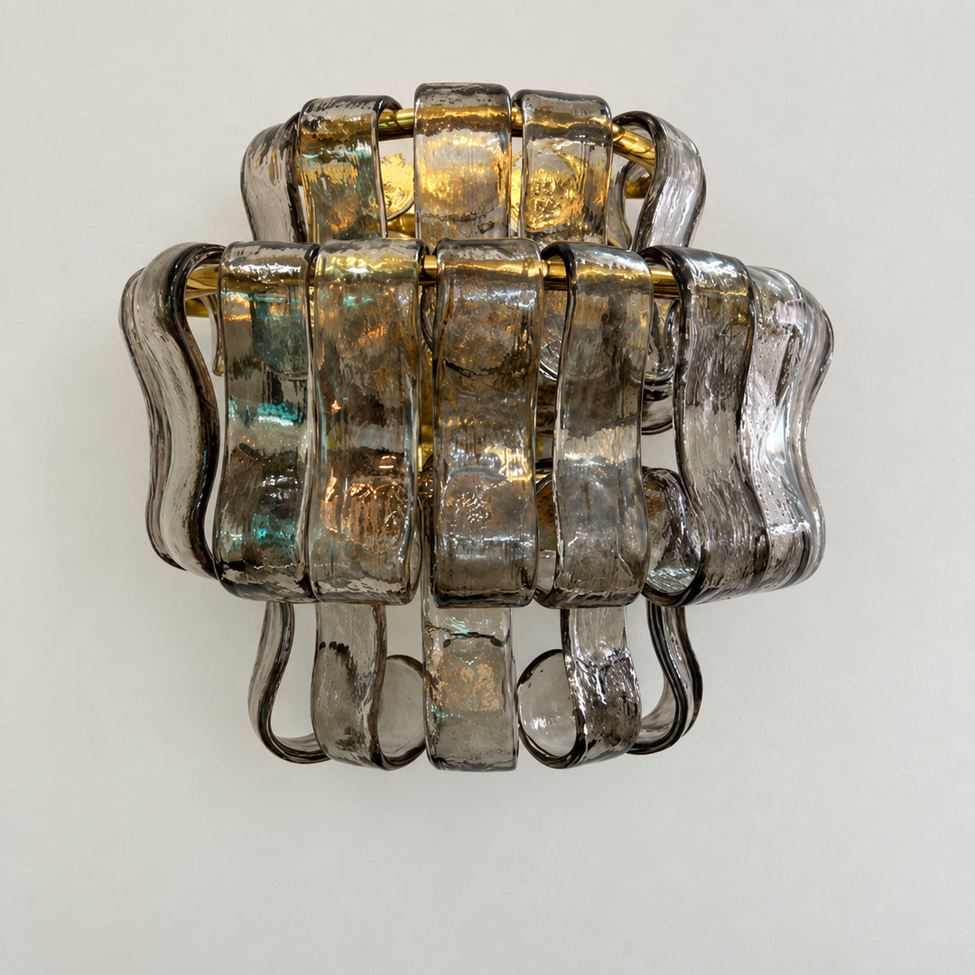 Ghiaccio Murano Glass Wall Lamp 12