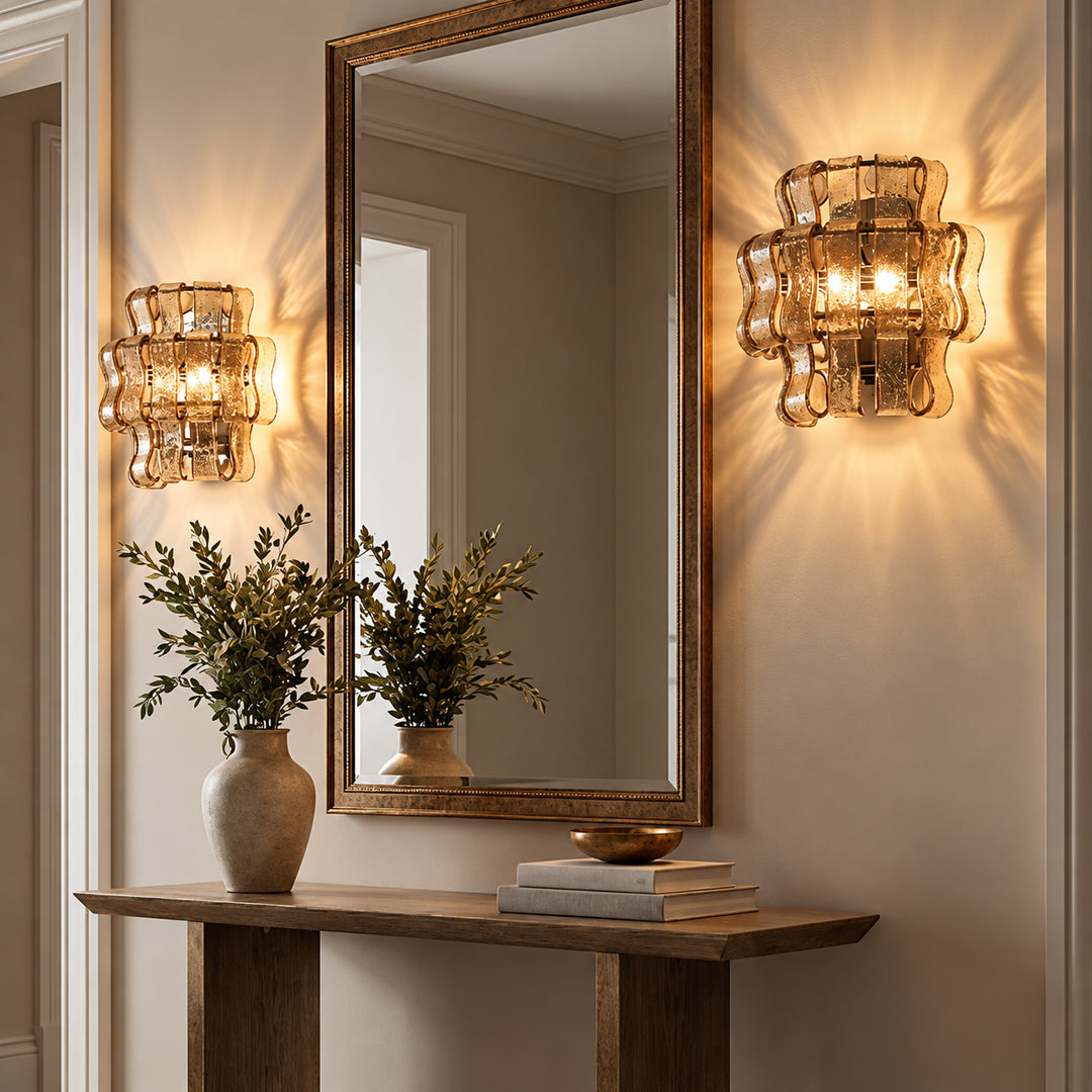 Ghiaccio Murano Glass Wall Lamp 7