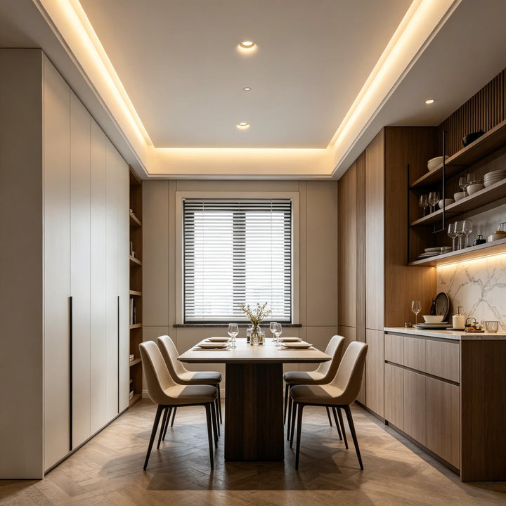 Glaza Recessed Plaster Ceiling Lamp 2